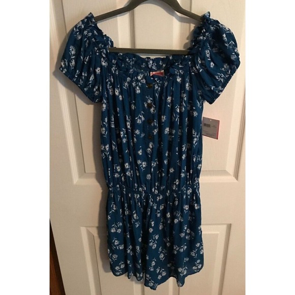 Kate Spade Dandelion Floral Off-the-Shoulder Swim Cover Up Romper - NWT - Picture 1 of 7